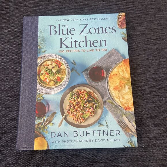 Blue Zones Kitchen : 100 Recipes to Live To 100 by Dan Buettner hardcover - Picture 1 of 3
